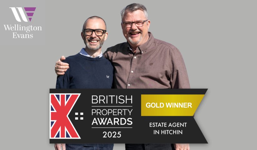 img src="british-property-award.jpg" alt="British Property Award trophy won by Wellington Evans in Hitchin