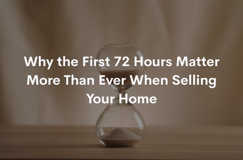 When a home first goes live on the market, something very important happens.