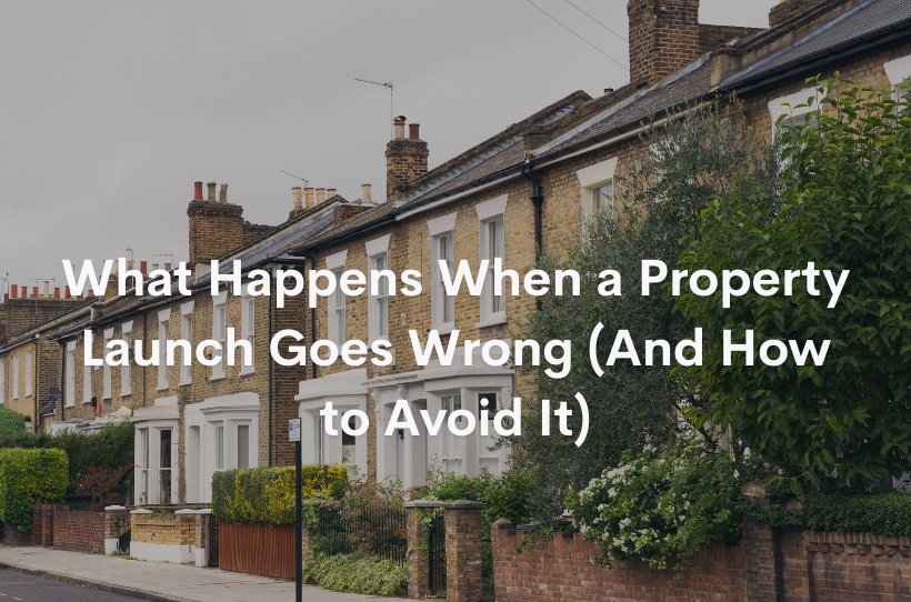 What Happens When a Property Launch Goes Wrong (And How to Avoid It)